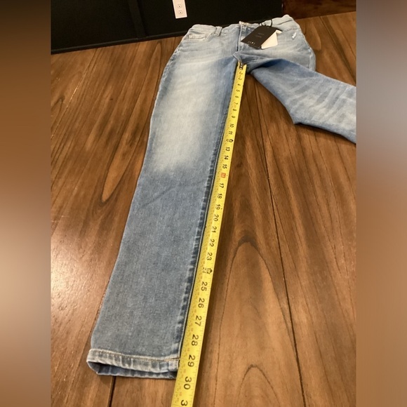 CURRENT ELLIOTT THE FREEWAY HIGH RISE CIGARETTE Straight JEAN nwt size 25 - Picture 11 of 11
